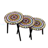 طقم ٣ قطع • نقشة ماندالا • توصيل مجاني