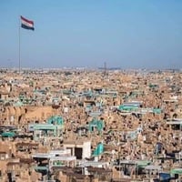 النجف الأشرف • مقبرة وادي السلام • كوستر مكيف