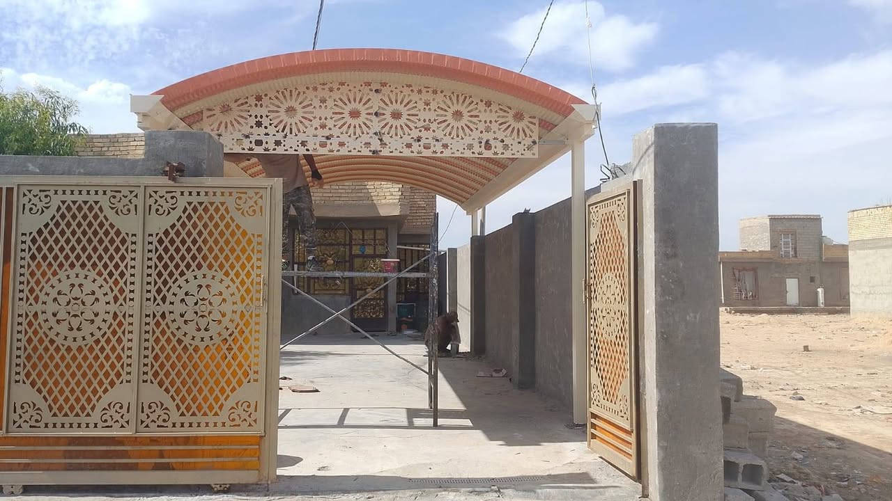 تم بعون الله عمل سقيفه في منطقة النهروان ونشكر كادر مكتب الصادق اللسقائف كي سبان سعر المتر 23الف***********
