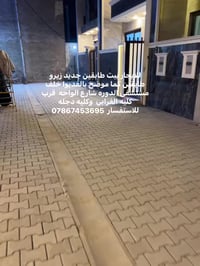 للايجار بيت طابقين جديد زيرو طابقين كما موضح بالفديوا خلف مستشفى الدور...