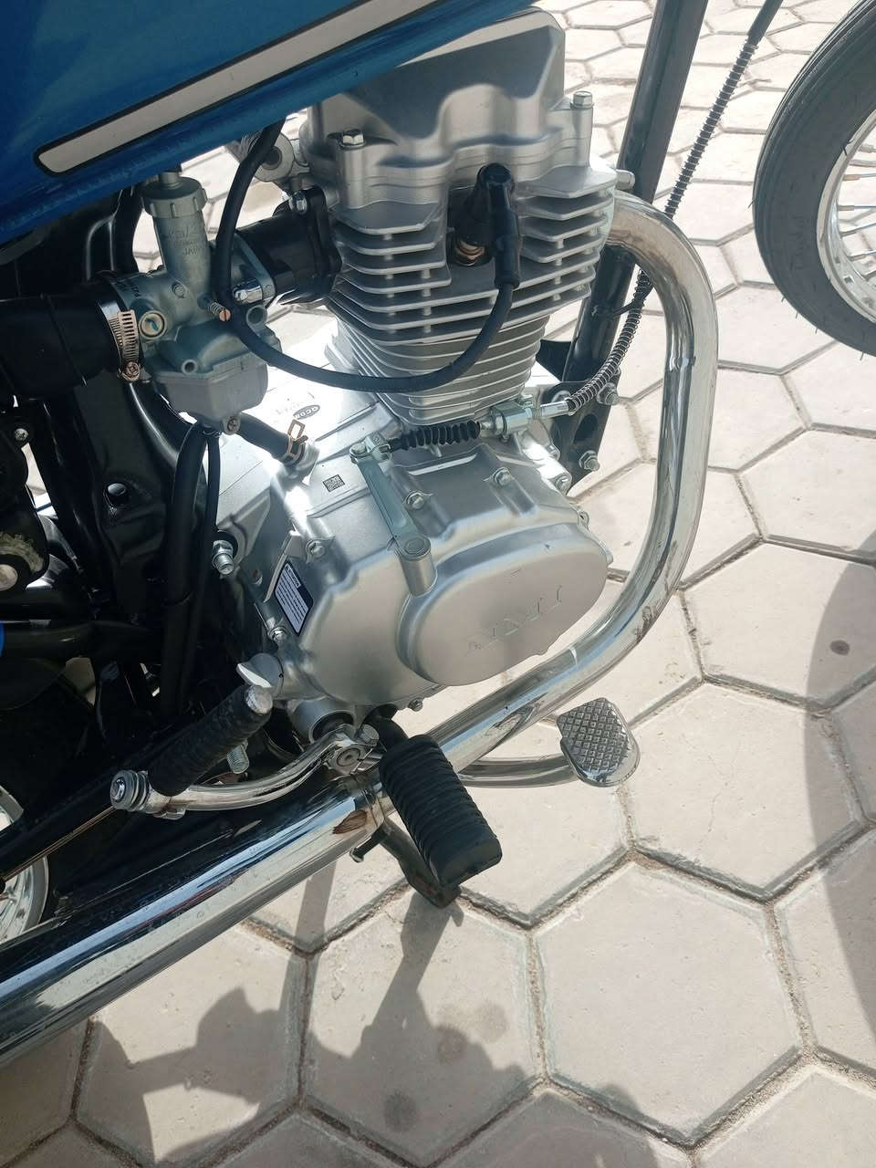 سلام عليكم دراجة للبيع تعميرة 26 محرك نامه السعر 800 أو بيهة مجال للطيبين العنوان الحفرية ***********
