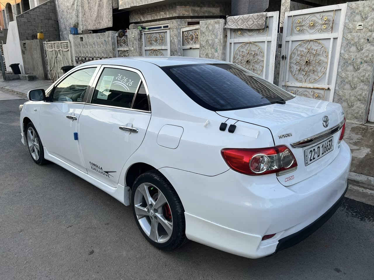 کورلا 8 محدث 2013 سياره عام صبغ مامكلوب بدون دواخل بشرط سعر 94 ورقه ***********
