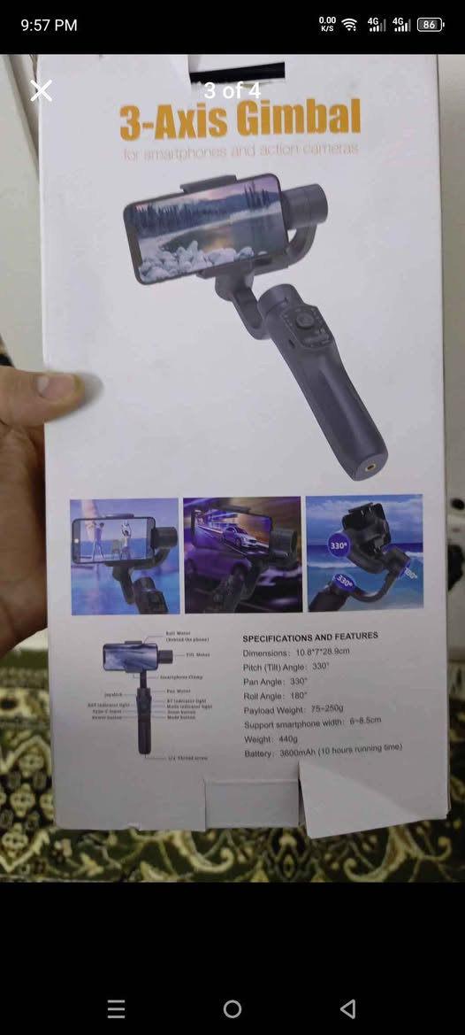 داری سێلفی توماتیک حساس اوڕجناڵ بو کامیرا وڤیدیو بەکاردەێت مارکەی  F10 pro فحم 
عصا سيلفي اتوماتيك حركه حساس ماركة f 10 pro خاص بالڤيديو والتصوير بروفيشنال  فحم 
ابیع فحم أربيل, العراق


**إذا كنت صاحب هذا الإعلان وتريد حذفه لأي سبب، رجاءا أرسل رسالة إلى الدعم الفني**