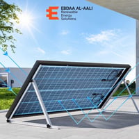 لوح واحد… ينتج الطاقة من جهتين ☀️  الألواح الشمسية ثنائية الوجه Bifaci...