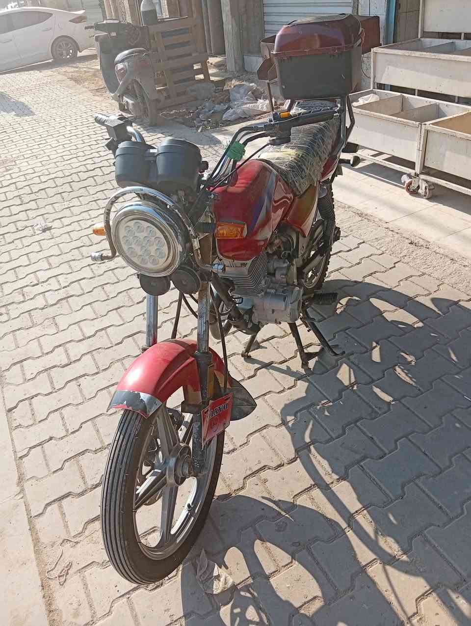 سلام عليكم دراجه دايون عضم للبيع موديل 19 اوراق أصولي مكفوله الدراجه السعر 850وبيه مجال العنوان بابل المسيب الاستفسار***********
