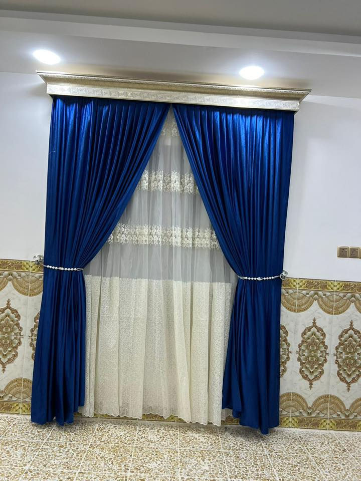 #هود_للستائر 🩶

ستائر فصال حسب الطلب خام قديفة وجميع الخامات متوفرة
(اناقة تفصل بذوق راقي ) 
ستائر هود 
للاستفسار ***********
العنوان:- ناحية الزاب - قرية النميصة
