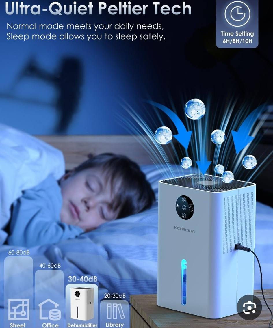 هذا مزيل رطوبة كهربائي منزلي محمول من AONELAS.
يتميز بخزان مياه بسعة 1.8 لتر.
يمكنه إزالة ما يصل إلى 450 مل من الماء يوميًا (عند 86 درجة فهرنهايت ورطوبة 80%).
يحتوي على 7 ألوان من أضواء LED.
يتضمن مؤقت إيقاف تشغيل لمدة 6/8/10 ساعات.
يعمل بهدوء وموفر للطاقة سعرها 25 الف أوربي اصلي


**إذا كنت صاحب هذا الإعلان وتريد حذفه لأي سبب، رجاءا أرسل رسالة إلى الدعم الفني**