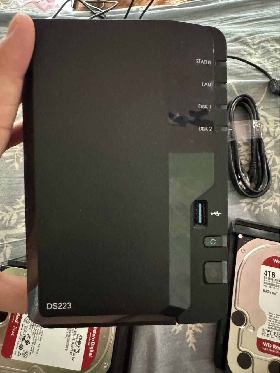 السلام عليكم جهاز synology DS223 للبيع

استخدام قليل جداً نظافة 100‎%‎ مكاني بغداد وعندي توصيل 

جهاز و 2 هاردات كل واحد 4TB كامل ملحقات حتى الكارتون موجود السعر 900 الف بغداد, العراق


**إذا كنت صاحب هذا الإعلان وتريد حذفه لأي سبب، رجاءا أرسل رسالة إلى الدعم الفني**