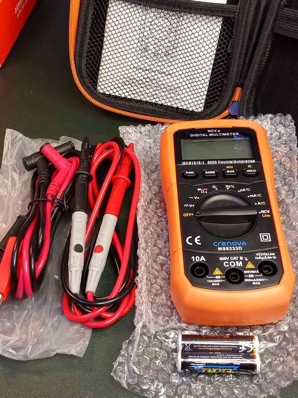 السعر 25الف
كرينوفا مقياس رقمي متعدد، مقياس فولتميتر تلقائي المدى مقياس التيار الكهربائي مقياس الاوم متعدد الدائرة مع شاشة LCD باضاءة خلفية، جهاز اختبار محمول يقيس تيار متردد/تيار مستمر، ترانزستور ثنائيات


**إذا كنت صاحب هذا الإعلان وتريد حذفه لأي سبب، رجاءا أرسل رسالة إلى الدعم الفني**