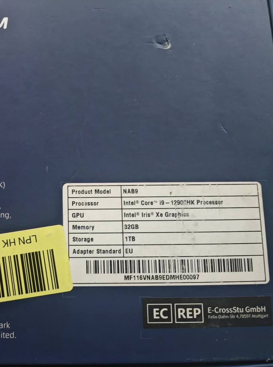 جهاز كمبيوتر مصغر (Mini PC) من طراز Minisforum NAB9. 
المعالج: Intel Core i9-12900HK.
بطاقة الرسوميات: Intel Iris Xe Graphics.
الذاكرة: 32 جيجابايت.
التخزين: 1 تيرابايت.
المميزات: يدعم تشغيل شاشات متعددة بدقة 4K ومزود بمنافذ إيثرنت مزدوجة 2.5 جيجابت.
السعر خاص


**إذا كنت صاحب هذا الإعلان وتريد حذفه لأي سبب، رجاءا أرسل رسالة إلى الدعم الفني**