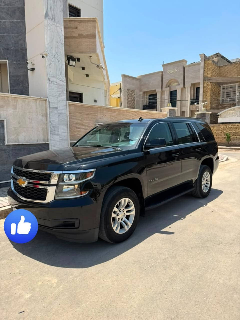 السلام عليكم
Chevrolet Tahoe LT2015
دخول جديد كتاب ضباط
مرقم بغداد بأسمي تحويل مباشر
ثاني يوم حادثه قبق جنطه مبدل
 اصلي نفس لون واجه بيه كلير من امريكا
السونار بالمنشور مواصفات LT معروفه 
مابيه نقص جاهزه من كلشي السعر مناسب جداً 
285 مكان السياره محافظه الدوانيه
غير متواجد النت الشراي يتصل 
رقم الهاتف  ***********
