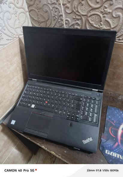 السلام عليكم
لابتوب lenovo thenkpad p51
الابتوب ي!ؤدي المهام الثقيلة من تصميم
وبرامج هندسية وايضا لل gaming🎮

Core i7 7820hq
Ram 16
512 ssd
Nvidia quadro m2200 4g

بصمة اصبع 
بصمة وجه
شاشة 1080×1920
60 HZ

المرفقات مع الابتوب ماوس من شركة HP
ومبرد خارجي للابتوب

السعر 500 الاف
او امراوس مع pc شعندك نزل

للتواصل عبر الماسنجر لهذا الحساب
او على الرقم التالي ***********
