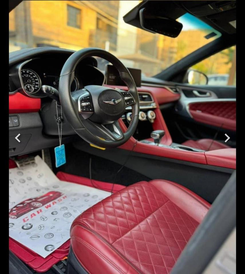 جنسس G70 برستيج
2023 
 6 سلندر تون تيربو 
ماشيه 31 الف كيلو 
لسياره حادثها 4 قطع بدون دواخل 
سقف كنتاره 
فتحت سقف 
كراسي كهرباء 
دفئه تبريد مقاعد 
تدفئه ستيرن 
داخل احمر 
خزن مقاعد ميوري 
صندوك كهرباء
تشغيل عن بعد 
حساسات امامي خلفي 
توقف ذاتي 
4 كامرات 360
مرايا شفط كهربائية مع إشارة ترحيب 
نظام تحديد مسار 

مكاني الكاضميه 

سعر 23الف بيها مجال 
0777 320 2737
