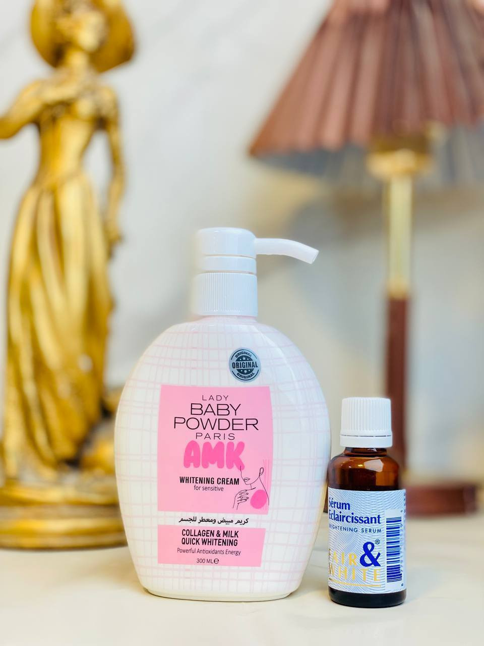 🌸مكس يسوي جسمج گطن ابيض ثلج وصافي وعطرة يجنن🌸
يتكون من كريم AMK وسيروم Fair & White 
يبيض بسرعة، يرطب، ويخلي ريحة جسمج تجنن 🌸
تره النعومة والبياض صايرين سهلين ويا هالمنتجين 💯

🌸سيروم  التفتيح الفرنسي
سيروم مبيض جسم ومناطق_حساسه_الفرنسي الاصلي منتج  رهيب ترطيب وتبييض الاول بالتفتيح 🎀🌸
(مصل الاشراق  العالمي) مفتح ومورد للمناطق الحساسه 
✔ تبييض المناطق الحساسة والداكنة بالجسم
✔ يوحد لون البشرة 
التقشير  الطبيعي 
✔منتج غني جدا بمكوناته المميزة الفاخرة يستخدم لأي منطقة ترغبون بتفتيحها بالجسم☺
وبالأخص المناطق الحساسه
 هذا المنتج فعال 100%
خالي من العطور و لا يسبب اي حساسية

‏Baby_Powder 🌸
كريم  مبيض ومعطر للجسم وللمناطق الحساسة 🎀
موبس يبيض ويورد وانما يعطر المنطقة بريحة البودرة والورود
مكوناته طبيعية ميسبب اي تحسس او حكة 👙
مبيض مناطق حساسه ومعطر 
منتج كلش قوي لعوامل الاكسده مابين الفخذين

🚘يوجد خدمة توصيل لجميع محافظات العراق 🚘


**إذا كنت صاحب هذا الإعلان وتريد حذفه لأي سبب، رجاءا أرسل رسالة إلى الدعم الفني**