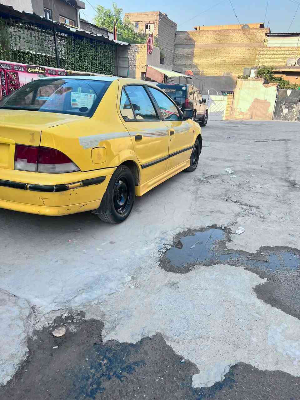 السلام عليكم سمند ٢٠٠٩لون ليموني سيارة للبيع تخم تاير جديد مكينه كير تبريد فرنسي ومكفول صدر امامي خلفي جدجد 
بيه بس جاملغ مصبوغ مكاني بغداد الجديده هيئه غرامات مصفره تحويل ثاني يوم قسط أو نقد ***********
