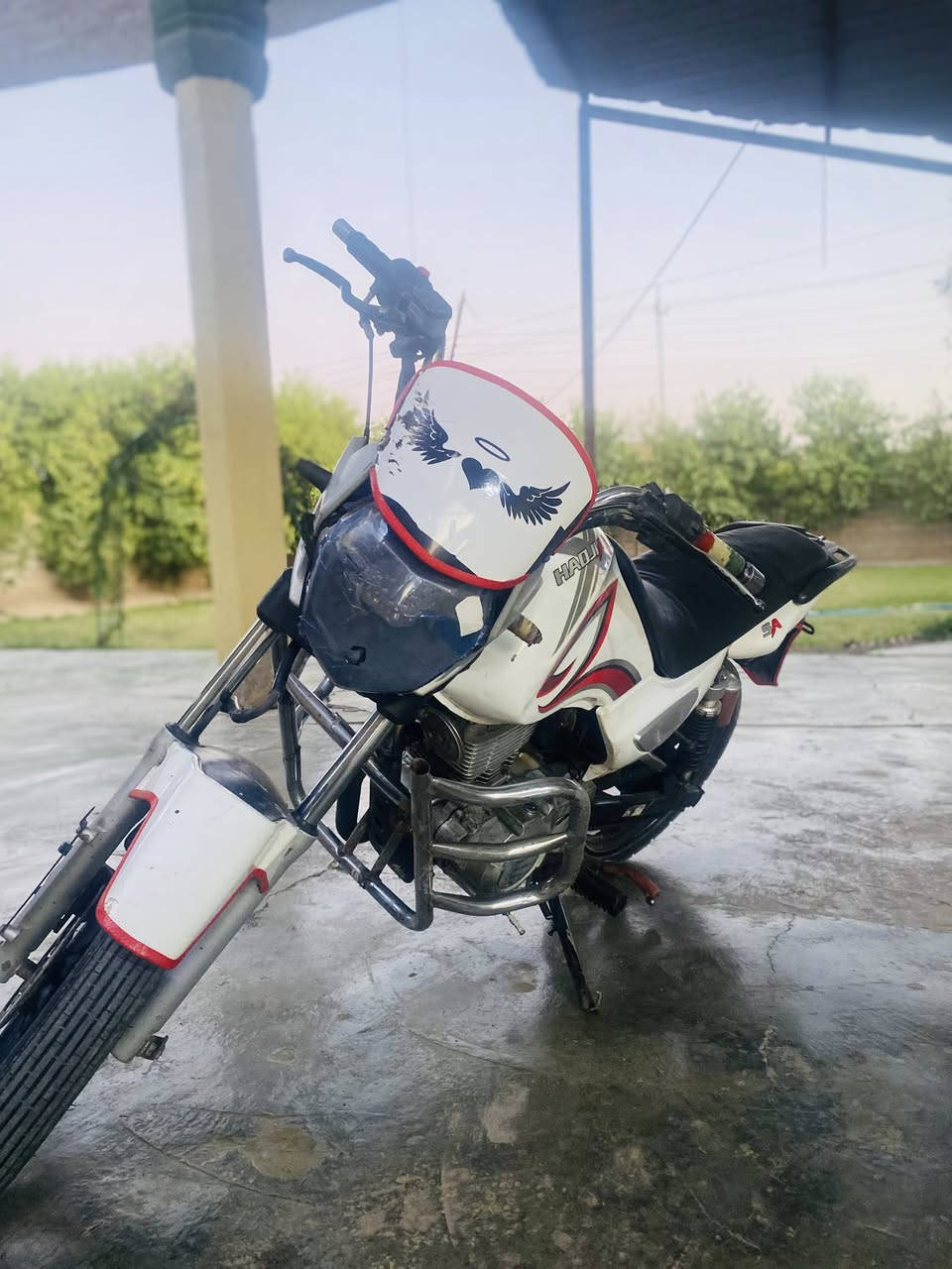 السلام عليكم موطور سنكي للبيع موديل 15 نضيف كلش والسعر 450وبي مجال قليل الرقم .***********
