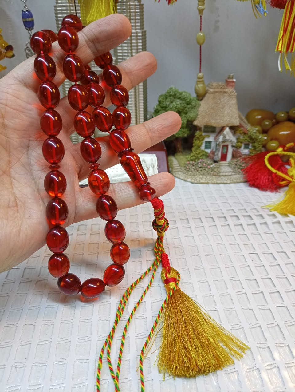 السلام عليكم
مسباح فاتوران عسلي عرگ دخاني قطعه جمال ودلال خامه اصليه ذمه جراخة حسين زايد كركوشة خليجي 
الوزن 51 غم القياس 12 * 16 العدد 33 خرزه 
السعر 30 الف يتوفر خدمة توصيل كافة المحافظات 5 آلاف


**إذا كنت صاحب هذا الإعلان وتريد حذفه لأي سبب، رجاءا أرسل رسالة إلى الدعم الفني**