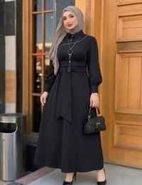 فستان   نسائي تركي 🏴🏴🏴 القياسات: 38..40..42..44..46..48 تلبس من وزن 40...