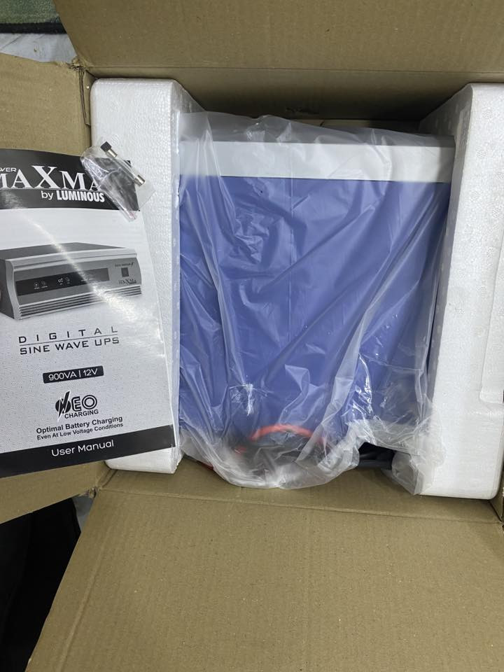 � للبيع عاكسه Luminous Maxima أصلية 🔥
موديل ECO 900VA – 12V

ديجتال ساين ويف (موجة نقية 100%)

✔️ تشغل ثلاجة

✔️ تلفزيون + رسيفر

✔️ مراوح

✔️ إنارة بيت كاملة

✔️ أجهزة إلكترونية بدون خوف

✅ نظام شحن ذكي يحافظ على البطارية

✅ صرفية بطارية قليلة

✅ حماية من الحمل الزائد

✅ حماية من الفولت الواطي والعالي

✅ نظيفة جداً / شبه جديدة

✅ بالكارتون مع الكتيب

السعر: (175)

الموقع: (رئاسه العبيدي)

للاستفسار ***********
