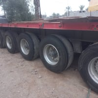 عربة اوربية محددة للبيع مع صفاح الطول ١٣و٦٠خمس محاور المكان بغداد ٠٧٨٣...