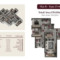 شقة بمساحه ١٥٠ م  بسعر الكلي ١٨٠ مليون ومقدمه ٣٠ مليون فقط سارع بالحجز...