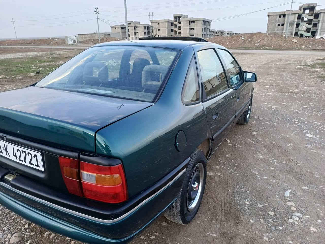 بەناوی خودای گەورەومیهرەبان
ئۆپڵ ڤیکترا مۆدیل 1995مەکینە 18ی مەرغوب ڕەنگی  سەوزی جوان  گێڕعادی مواسەفات
 پاوەر abs 
سڵایت کارەبا
 دوجام کارەبا
ئاوێنەکارەبا
دەبڵ ئێرباگ
 خایساتی نیە
 شعار نیە 
 (هیچ لێدراوی نیە) هیلال و دۆسەی بیلادیە
 گێڕو مەکینەبەشەرت
 کارەباییاتی هەموی ئیشەکات
 تاقم پێش ودوای چرکەی تیانیە پەردەدەرگاوسەقف و دەشپولی دەرەجەیەکەسەیارەکەبەبینین جوانترە سەنەوی تازەیە تاوەکو 2029مانگی7هەزەوبەڕادی تازەیە تاوەکومانگی 2026مانگی10 
تایەکانی تازەیەهیچ مەسرەفێک لەسەیارەکەنیە ماڵی دۆستە تحویل غرامە بڕاوە بەشەرتە نرخی 46 گەڵا مەعمەلە ژ.م ***********       ڤایبەروواتساپی لەسەرە*********** شمشمل, السليمانية
