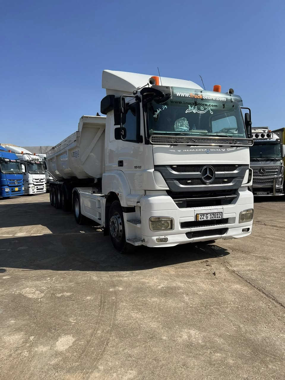 السلام عليكم اقرأ تفاصيل واتصل ❤️✅
‏أكسور نساف ￼ موديل 2006 حجم 18.40 ￼
نساف بلادي 3 محاور￼ مواصفات ريتايدر 5 طقات 
ثلاجه تبريد طخم تايه رقم وسنويه جديده سياره حلوه و نظيفه 
نساف 24 متر ￼كير عادي 4في4 رقم الهاتف قحطان معرض *********** كورك *********** اسيا معرض ابو قحطان واولاده العنوان موصل برطله سهل نينوى ❤️✅
