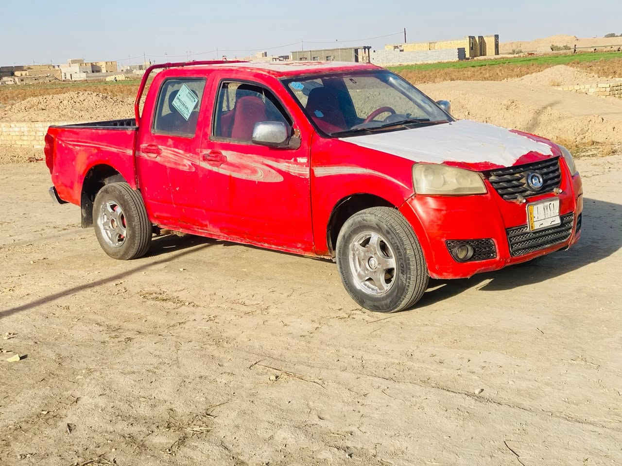 سلام عليكم للبيع كريت ويل 2011 رقم مثنى نكليزي شرط تحويل سنويه 2029 كير ومحرك وشاصي لشرط سياره متجايه جاهزه من كلشي سعر 30 وبيه مجال ***********مكان سماوه الخضر
