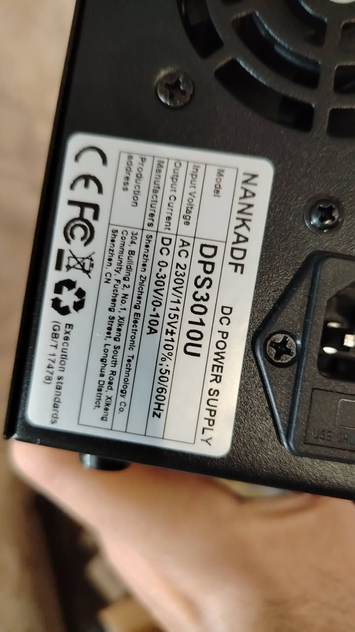 Power Supply 30V10A
السعر 65 الف


**إذا كنت صاحب هذا الإعلان وتريد حذفه لأي سبب، رجاءا أرسل رسالة إلى الدعم الفني**