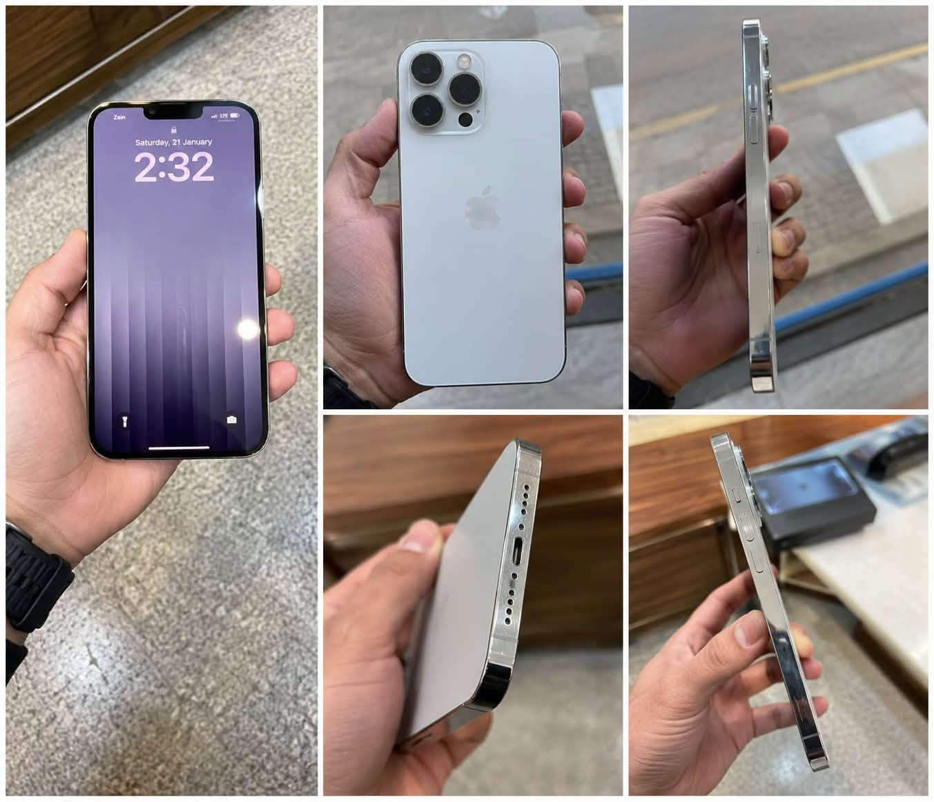 📱 للبيع iPhone 13 Pro Max

✨ سعة: 256GB
🤍 اللون: أبيض مميز
🔋 نسبة البطارية: 93%
🇺🇸 وارد أمريكي
🛡️ كفالة عامة من العطل والعيوب
💯 الشاصي نظافة 100%
✨ الجهاز خالٍ من الشخوط ونظيف جداً، وجاهز للفحص والمعاينة.

💰 السعر: 700,000 دينار عراقي (نهائي وغير قابل للتفاوض).

📍 الموقع: الفلوجة

ملاحظة: الرجاء عدم مراسلتي للمساومة، السعر نهائي.
للتواصل والاستفسار، ***********
