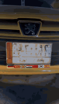 بيجو بارص موديل 2015  سيارة رقم بغداد  سيارة بلادية كير ومكينة على وضع...