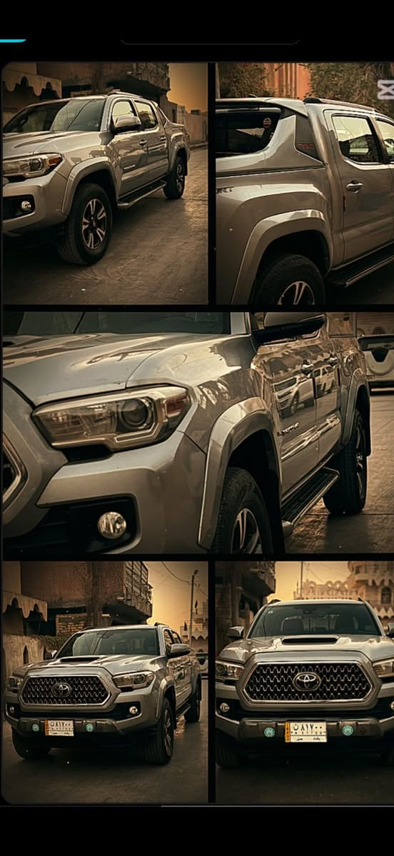 يابانيTacoma
توكوما 2018
محرك 6سلندر
سياره بصمه جامه خلفيه كهرباء
رقم بغداد دولي بسمي 
السياره جاهزه من صدر وحداديه وتخم تاير
كير محرك كفاله
رقم الشاصي 5TFAZ5CNXJX061511
🎪

مكان السياره واسط النعمانيه
السعر 230
ههـ ***********
***********
