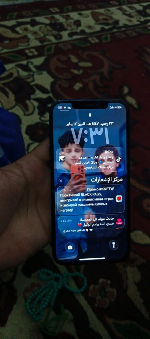 سلام عليكم ايفون ١٢برو ماكس إذا عدك مراوس نزل بيع توصل علا هاذ رقم ***********
