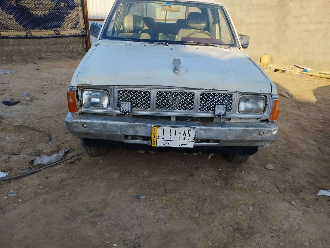 نيسان 86 جاهزة گير ومكينة وشاصي مكفولات حدادية جيدة//سنوية 26// الديوانية ***********//السعر 25 بيهة مجال
