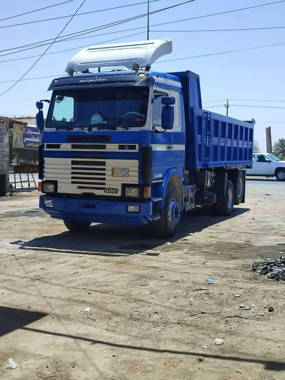 للبيع سكانيا 143 مكينه 8 لا تنقيص ولا تبخير كير 5+5 سنكل سبرنك رقم قادسيه تخم تاير سياره جاهزه من كلشي كبل للشغل***********
