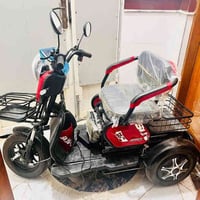 دراجة شحن بعدهي جديده مستعمله يوم واحد  950 بيه مجال 07712523434