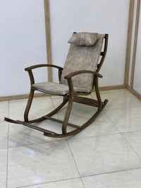 كرسي هزاز • خشب زان • توصيل بغداد مجاني