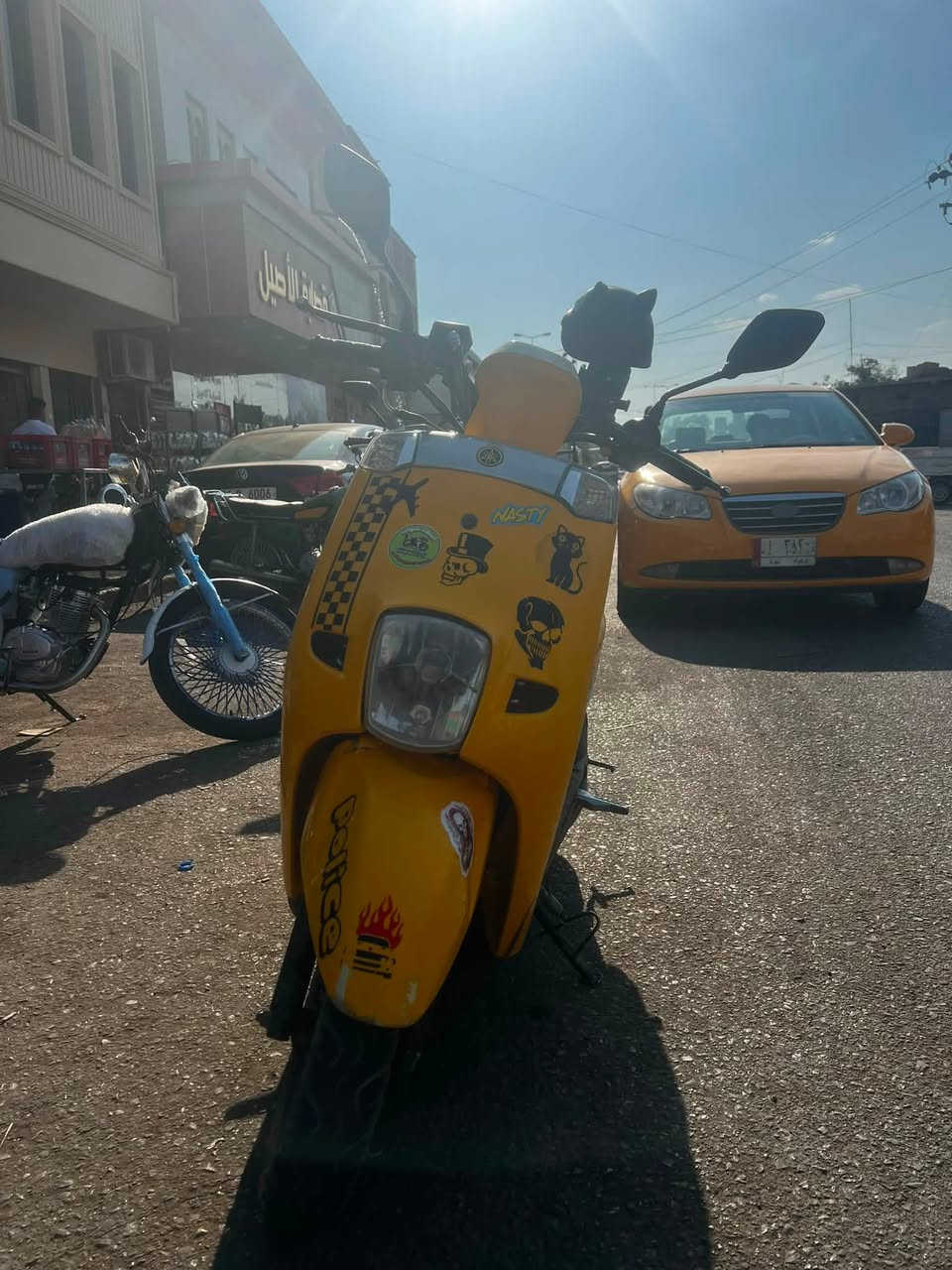 سلام عليكم ماطور بوليسي للبيع بوشه 55 سعر 375 وبي مجال للطيبين رقم موبايل ***********
