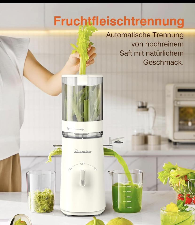 �🍍 عصّارة Zasmira البطيئة – عصير طبيعي 100% بمناسبة رمضان 🌙🥤

✨ الخيار المثالي لمائدة الإفطار والسحور ✨

🔹 عزم دوران عالي لاستخلاص أقصى كمية عصير
🔹 فتحة تعبئة واسعة 120 مم – بدون تقطيع مسبق
🔹 نقاء عصير 99.6% – طعم صافي وغني بالفوائد
🔹 سعة كبيرة 1.5 لتر – تكفي العائلة
🔹 وضع REV لمنع الانسداد وسهولة التشغيل
🔹 تفكيك سريع وتنظيف أسهل

🥕🍎🍍 مثالية لعصير:
برتقال – رمان – أناناس – جزر – تفاح – خضار ورقي


**إذا كنت صاحب هذا الإعلان وتريد حذفه لأي سبب، رجاءا أرسل رسالة إلى الدعم الفني**