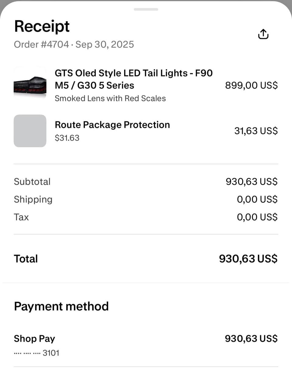 السلام عليكم بك لايت خمسميه GTS style smoke من موديل 2018-2023 يرهم على جميع الفئات اصلي من امركيا كصيته 
شركه west coast euro

سعره  الف دولار 1000$ عشر اورق جديد ما مستخدم


**إذا كنت صاحب هذا الإعلان وتريد حذفه لأي سبب، رجاءا أرسل رسالة إلى الدعم الفني**
