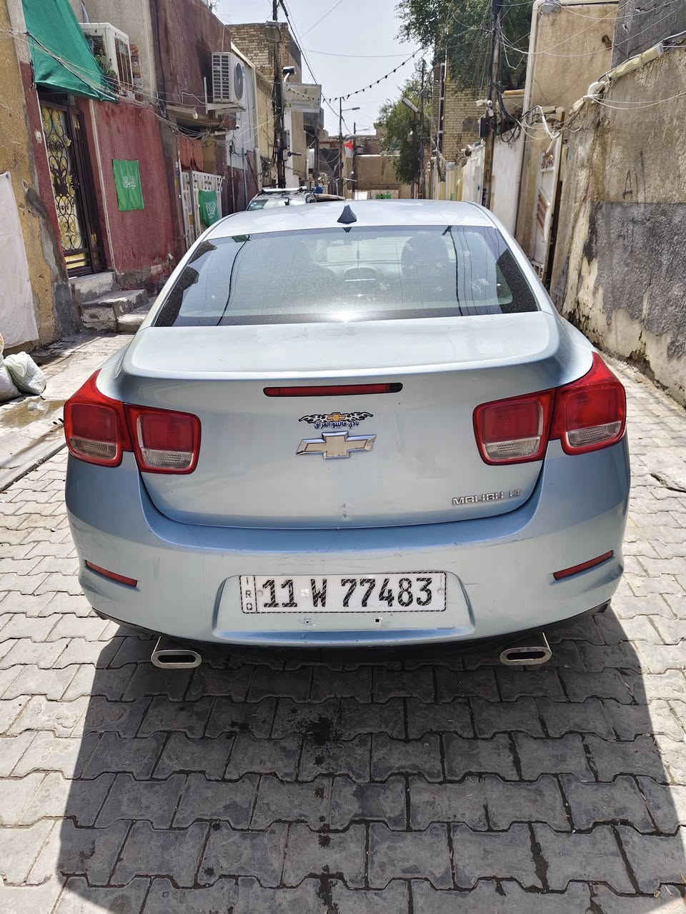 ماليبو ٢٠١٣ رقم بغداد مكينه جديده صبغ حزام بيها جراد نقص تبريد تحكمات شغاله كلها كشن كهربائي سايد بريك دكمه مرواس فقط بغداد مدينه الصدر ***********

