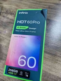 انفنكس هوت 60 برو  ذاكره 256 رام 16 استخدام اسبوع بس معالج هوولجي 200 ...