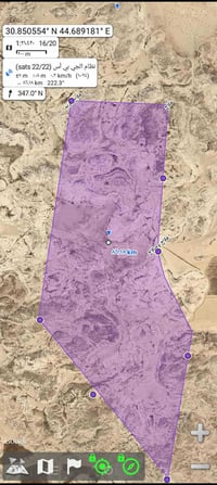 ٤٥٠دونم • غربي الشيخية • بئر ١١٠م