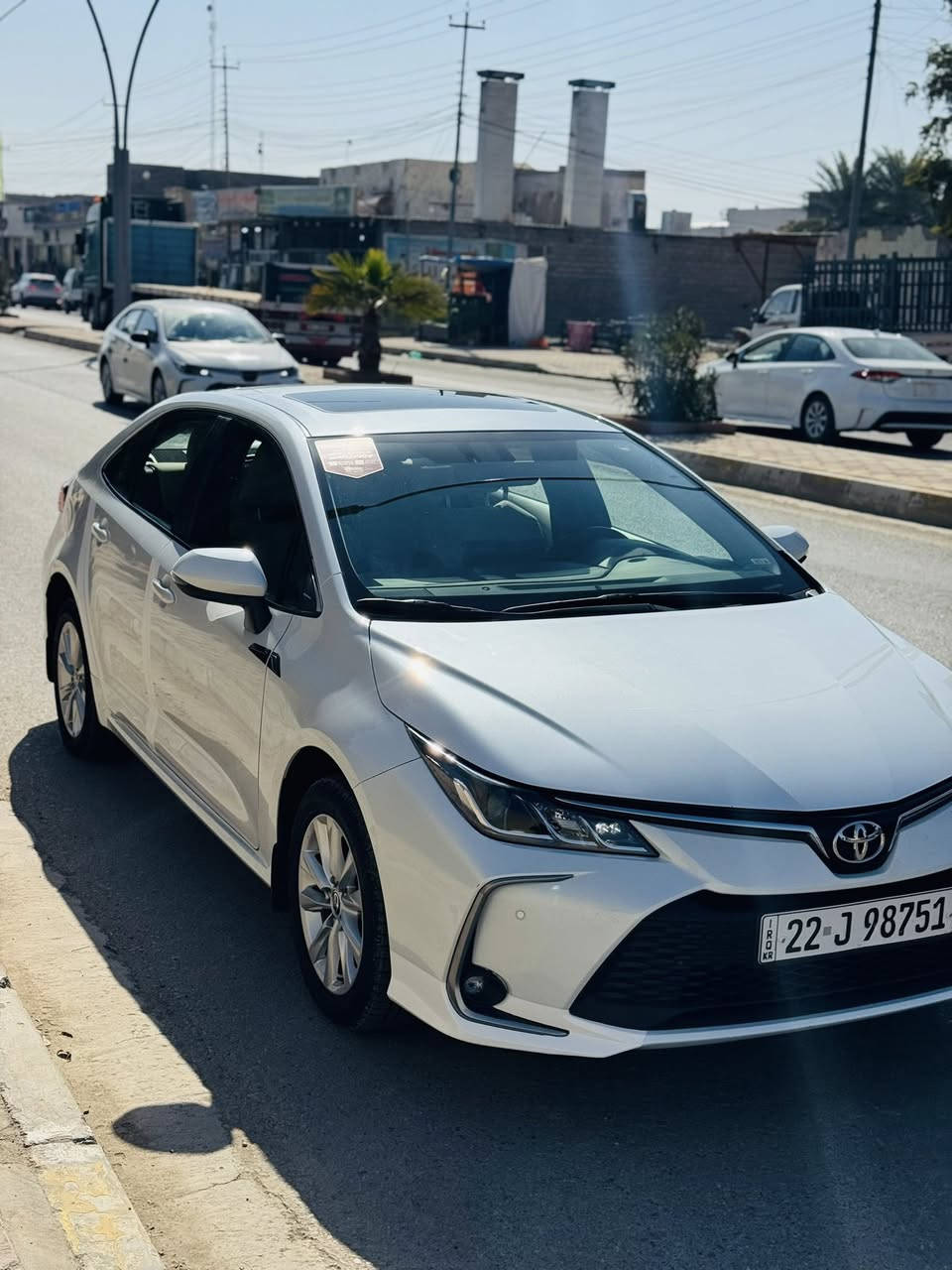 على بركة الله
كورلا 2024 رقم اربيل 
ساز باب اول
مكفولة كفالة عامهه 
فووووول فتحة وشحن لاسلكي وباقي المواصفات المعروفة
ماشية 50 الف 
تحويل ثاني يوم 
مكان السيارة رمادي 
السعر 189 وبيها ممجال 
***********
