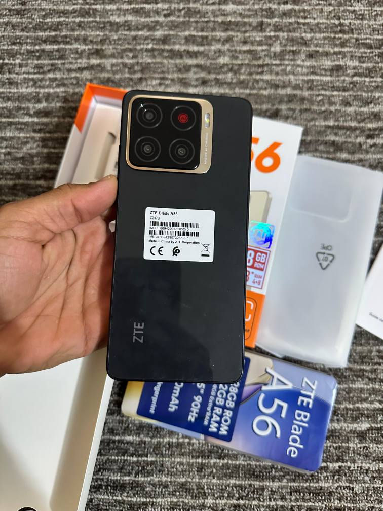 ZTE A56

جهاز جديد غير مستخدم 

ذاكرة 128

عشوائية 12

بطارية 5000 الاف

كامل الملحقات الأصلية
السعر 130 شراي خاص لو اتصال

‏‪***********‬‏ عمارة, ميسان
