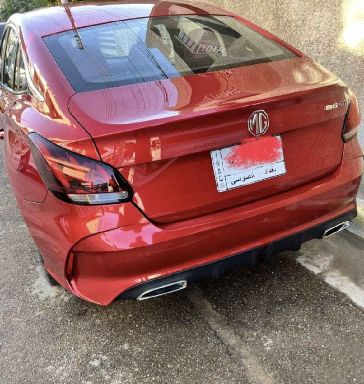 MG GT 2023  السلام عليكم ....
للبيع ام جي جي تي

فئة فول اعلى فئة  موديل2023

رقم بغداد 

المكان: بغداد -حي العدل

‏:‎المواصفات

محرك 1500 تيربو وقليل الصرف

تبريد امامي وخلفي ممتاز

‏‎مصابيح نهارية LED

‏‎مصابيح خلفية LED

‏‌‌‎مرايا جانبية كهربائية

‏‌‌‎اشارات في المرايا الجانبية

‏‌‌‎بصمة تشغيل

‏‌‌‎مقود من الجلد

‏‎مقاعد جلد رياضية

‏‌‌‎مكابح توقف الكترونية EPB 

‏‌‌‎مكابح انتظار الكترونية AUTO HOLD 

للبيع ام جي جي تي

فئة فول اعلى فئة  موديل2023

رقم بغداد

المكان: بغداد- حي العدل

‏:‎المواصفات

محرك 1500 تيربو وقليل الصرف

تبريد امامي وخلفي ممتاز

‏‎مصابيح نهارية LED

‏‎مصابيح خلفية LED

‏‌‌‎مرايا جانبية كهربائية

‏‌‌‎اشارات في المرايا الجانبية

‏‌‌‎بصمة تشغيل

‏‌‌‎مقود من الجلد

‏‎مقاعد جلد رياضية

‏‌‌‎مكابح توقف الكترونية EPB 

‏‌‌‎مكابح انتظار الكترونية AUTO HOLD 

‏‌‌‎ABS

‏‎نظام الثبات الالكتروني ESP

‏‌‌‎نظام توزيع قوة الكبح EPD

‏‌‌‎نظام مكابح المنعطفات CBC

‏‌‌‎نظام مراقبة ضغط الهواء في الاطارات

‏‌‌‎فتحة تكيييف خلفي

‏‌‌‎نوافذ كهربائية 

‏‎مقود قابل للتعديل

‏‎شاشة 10 انش مع نظام بلوتوث

‏‎تحكم بالمقود 

‏‎مداخل USB مع شاحن

‏‎مدخل كهرباء 12 فولت�‌‏Apple Car Play

واندرويد اوتو

‏‌‌‎ وسائد هوائية

‏‎كاميرا خلفية مع حساس خلفي

‏‎دبل صالنصة 

‏‎مثبت سرعة

‏‎فتحة سقف  

‏ ‎مصابيح امامية LED وزينون�‌‏ضمان 6 سنوات او 200,000 كيلومتر 

بيها بارد جهة عكس السايق موضح بالصور 

السعر 125 ورقه  

الهاتف: ***********
