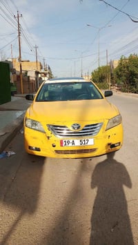 كامري مديل 2007 وارد امريكي ضررها جاملغ خلفي السياره بدون دواخل   كير ...