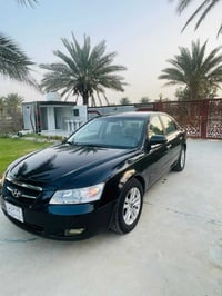 سوناتا 2007 أمريكي محرك 2400 بشرط ما مفتوح لونها نيلي مصبوغه حزام للجم...