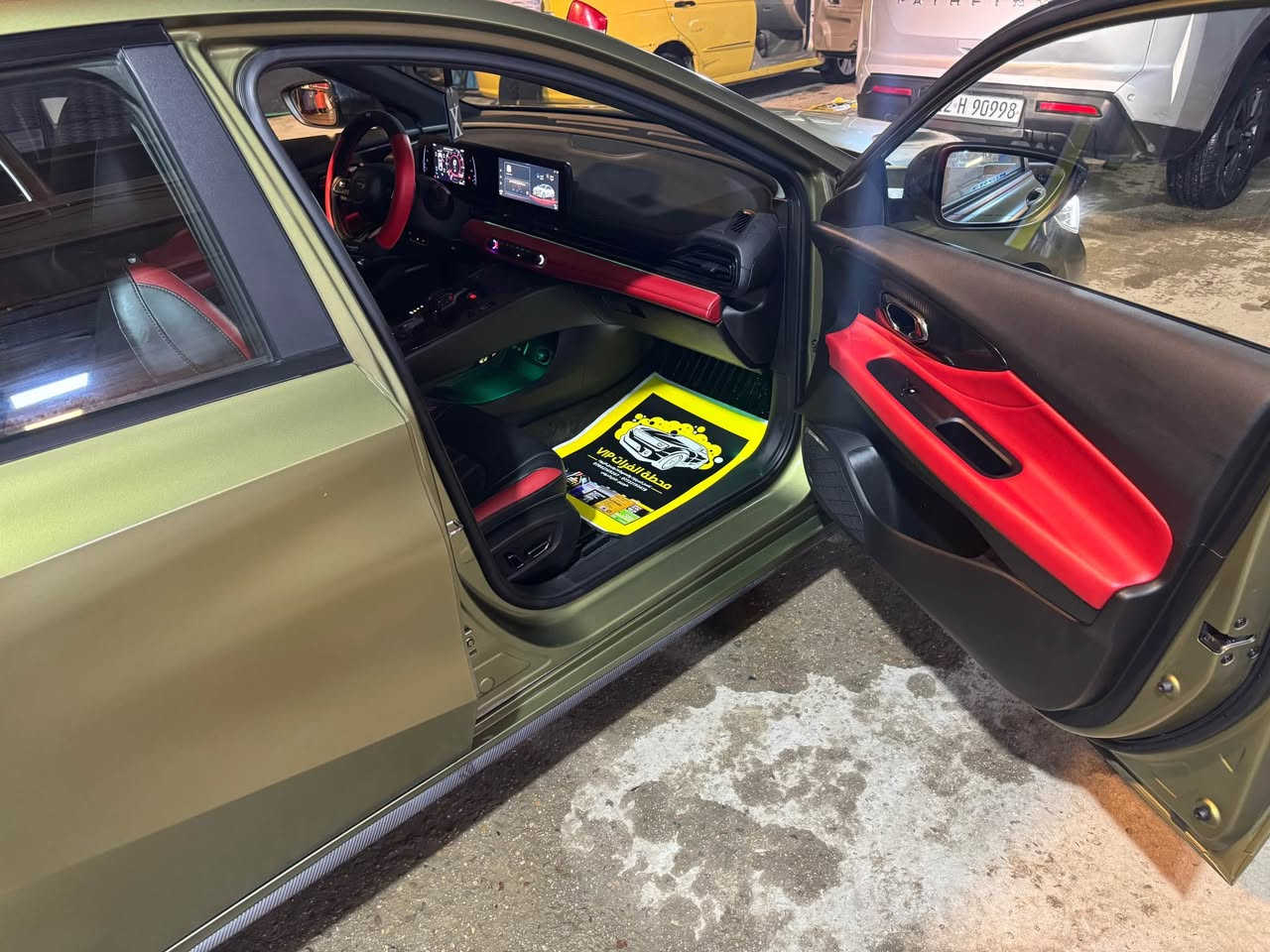 🚗 للبيع – سيارة نظيفة وجاهزة

▪️ النوع: GAC إمباو
▪️ الموديل: 2024
▪️ المحرك: 1.5 تيربو
▪️ القوة: 170 حصان
▪️ الگير: أوتوماتيك
▪️ الدفع: أمامي
▪️ الممشى: 28 كم
▪️ اللون: أخضر طافي ✨
▪️ الحالة: ممتازة / استعمال شخصي
▪️ الفحص: ما بيها أي صدمة، شاصي ومكينة وكالة
▪️ الداخلية: نظيفة جدا
السعر 185 ورقه وبيه مجال 
الاستفسار ***********
مكان كربلاء طوريج كربلاء, العراق
