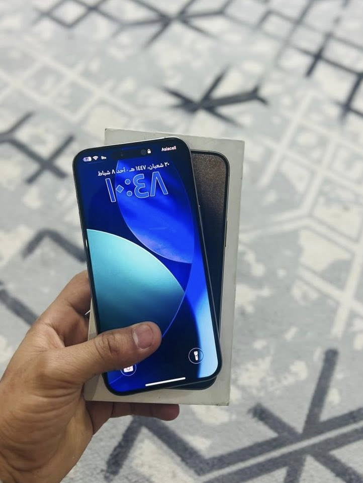 سلام عليكم للبيع فقط ايفون 15 برو ماكس نضيف مابي شخط اخو الجديد شرق اوسط دبل شريحه كامل ملحقات ذاكره 256 بطاريه 87 السعر مليون و75 وبي مجال حك الجيه المكآن كربلاء.


**إذا كنت صاحب هذا الإعلان وتريد حذفه لأي سبب، رجاءا أرسل رسالة إلى الدعم الفني**